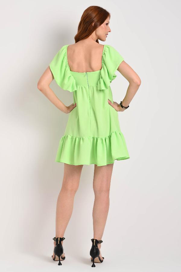 VESTIDO LADY CON VOLADOS