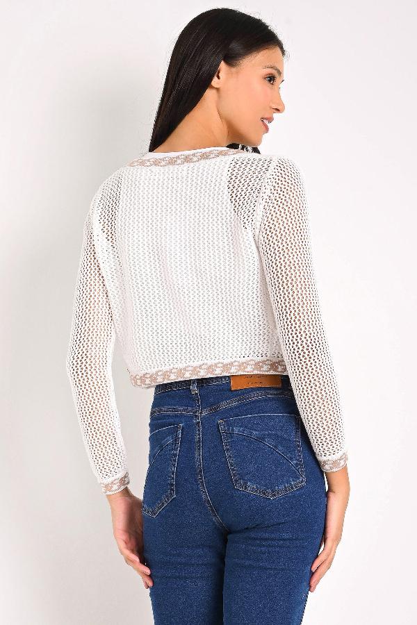 CASACO PUNTO CROCHET