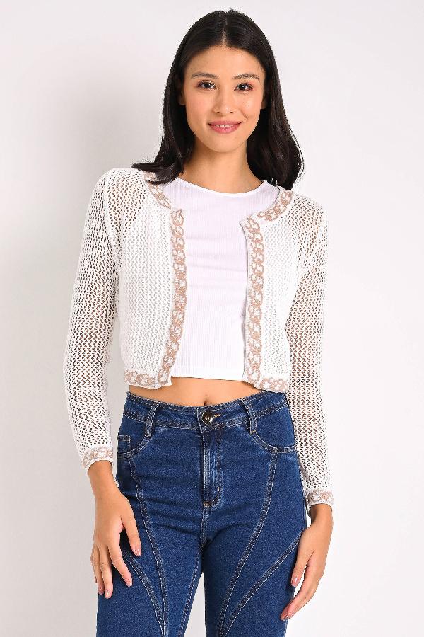 CASACO PUNTO CROCHET