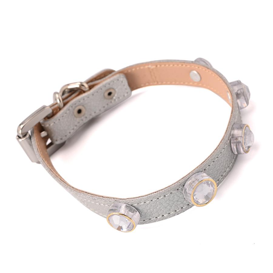 COLLAR PARA MASCOTA CON METALES