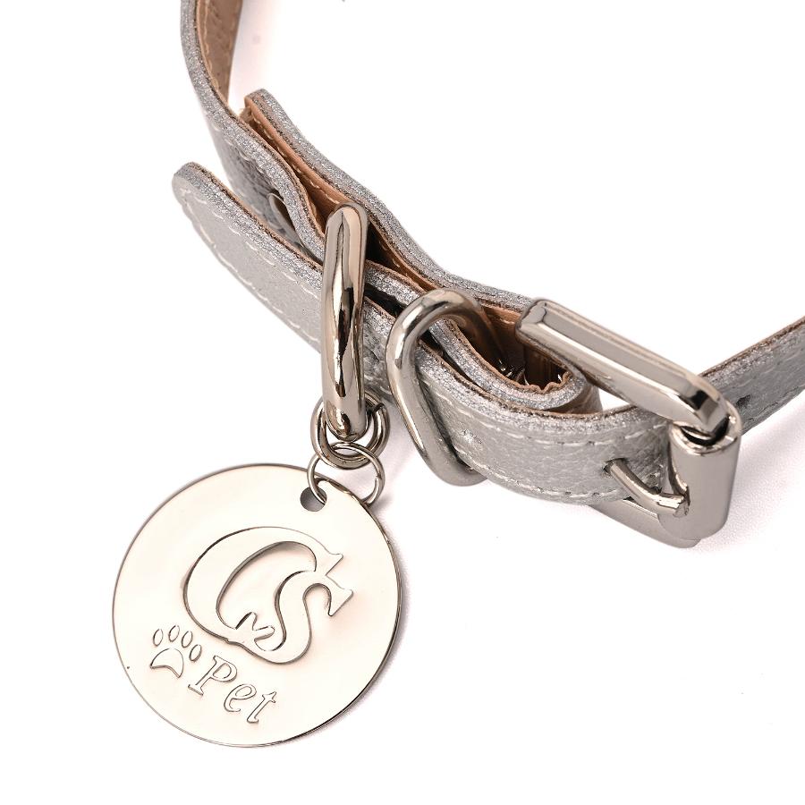 COLLAR PARA MASCOTA CON METALES