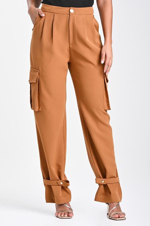 PANTALON CARGO CARAMELO