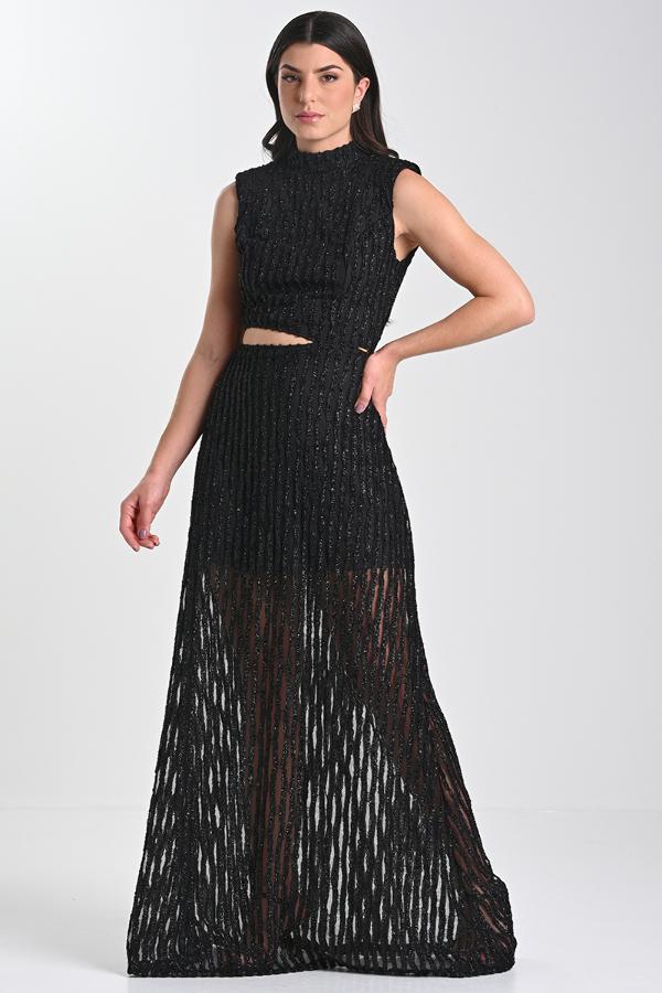 VESTIDO NEGRO DE TULE