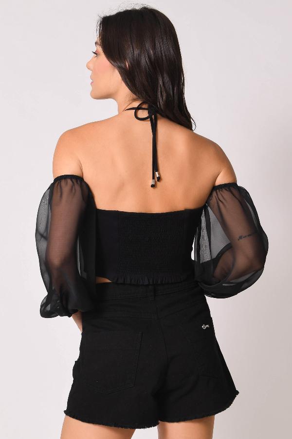 BLUSA CROPPED HOMBRO A HOMBRO