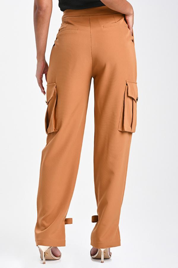 PANTALON CARGO CARAMELO